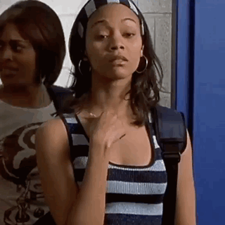 Zoe Saldana Drumline GIF - Zoe Saldana Drumline Weirded Tf Out GIFs