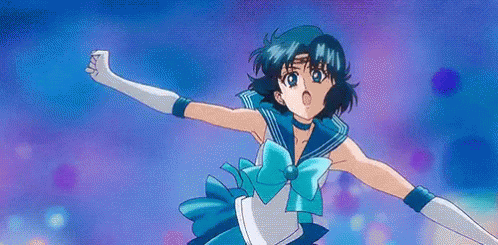 Sailor Mercury Sailor Moon GIF - Sailor Mercury Sailor Moon Trnsformation GIFs