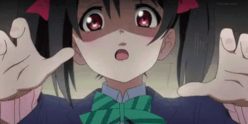 a close up of a girl 's face with tokyo mix on the bottom right
