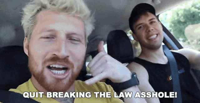 Quit Breaking The Law Asshole Illegal GIF - Quit Breaking The Law Asshole Illegal Dont Be A Headache GIFs