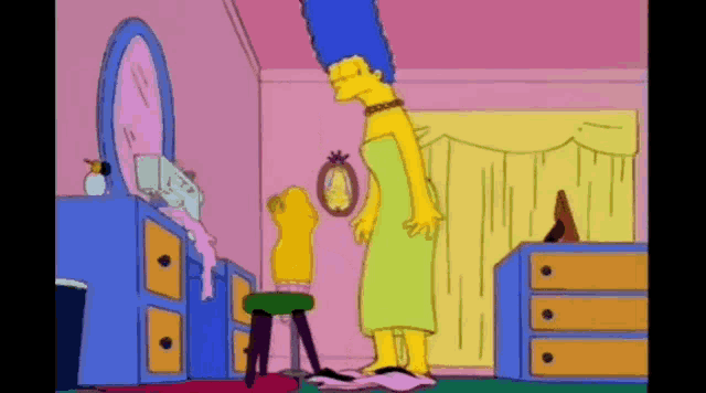 Marge Crisis GIF - Marge Crisis En GIFs