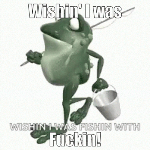 Horny Frog Wishin I Was Fuckin GIF
