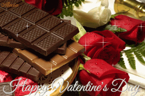 Chocolate São Valentim GIF - Chocolate São Valentim Hapy Valentines Day GIFs