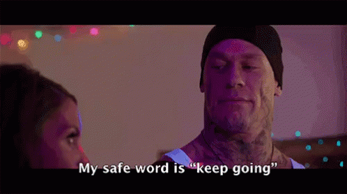 Safe Word Is Keep Going GIF - Isters Tinafey Johncena GIFs