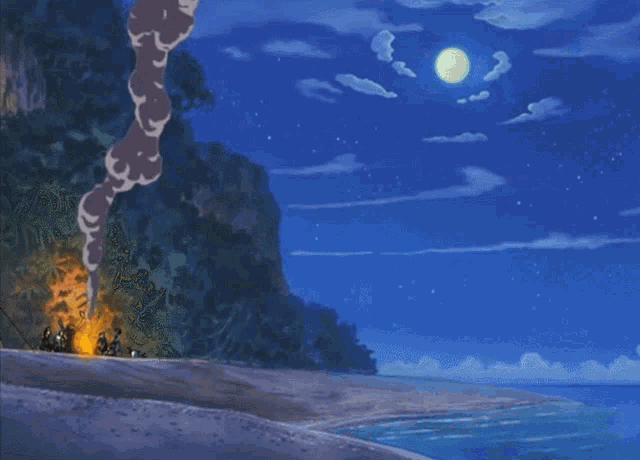 One Piece Anime GIF - One Piece Anime Deserted Island GIFs