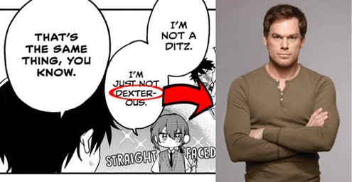 a man with his arms crossed next to a comic that says i 'm not a dutz