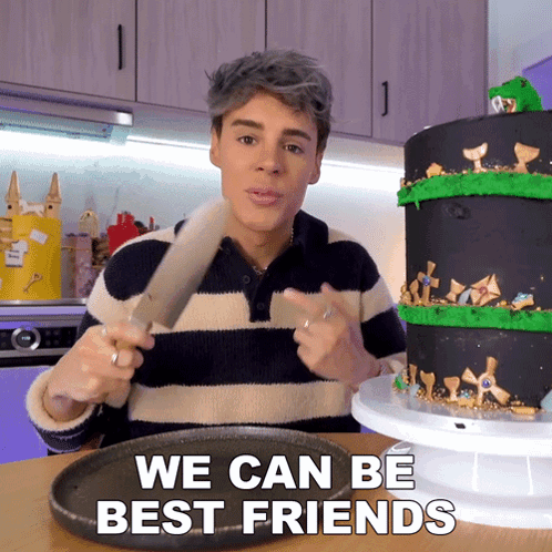 We Can Be Best Friends Raphael Gomes GIF - We Can Be Best Friends Raphael Gomes Let'S Be Really Close Friends GIFs