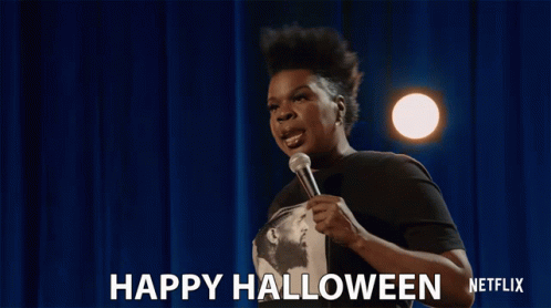 Happy Halloween Leslie Jones GIF - Happy Halloween Leslie Jones Leslie Jones Time Machine GIFs