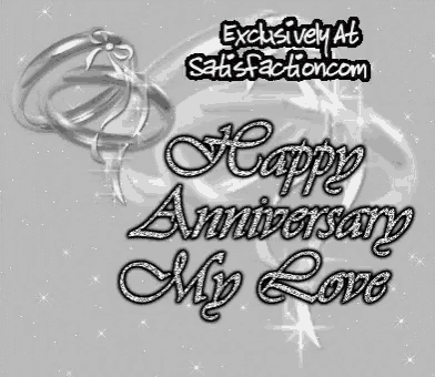 a greeting card that says happy anniversary my love on it