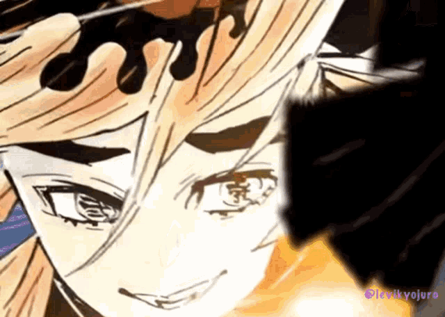 a close up of a person 's face with a drawing of a flame on it