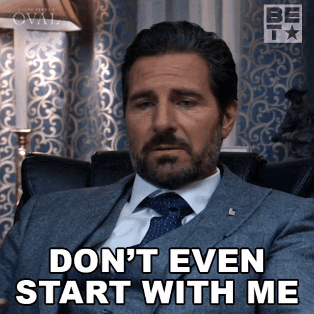 Dont Even Start With Me Hunter Franklin GIF - Dont Even Start With Me Hunter Franklin The Oval GIFs
