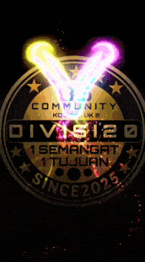 a glowing circle that says " community " on it