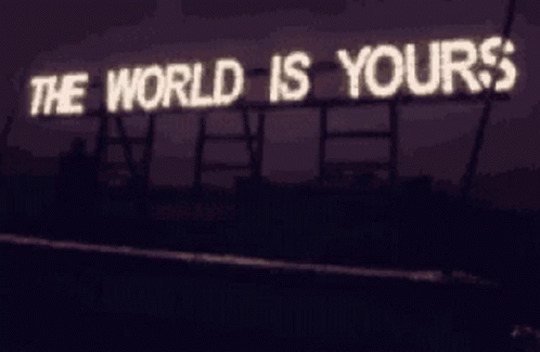 The World Is Yours Blinking GIF - The World Is Yours Blinking GIFs