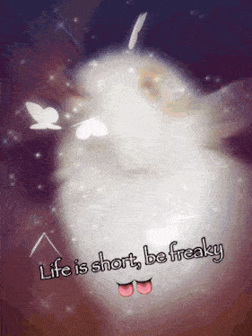a poster that says life is short be freaky on the bottom
