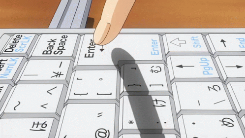 Enter Keyboard GIF - Enter Keyboard Anime GIFs
