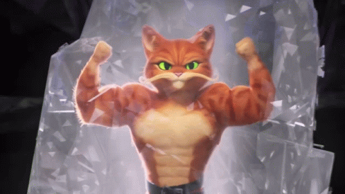 Puss In Boots Muscular GIF - Puss In Boots Muscular Muscles GIFs