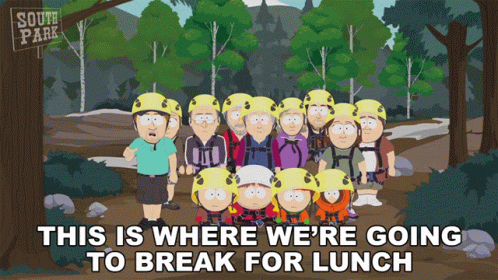 This Is Where Were Going To Break For Lunch Pete Nichols GIF