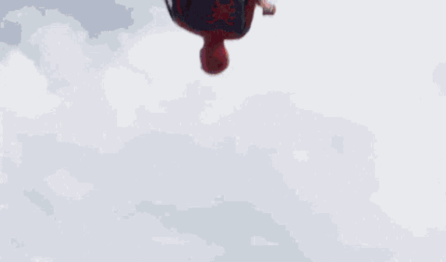 a spider man holding a captain america shield with the words hey everyone below him