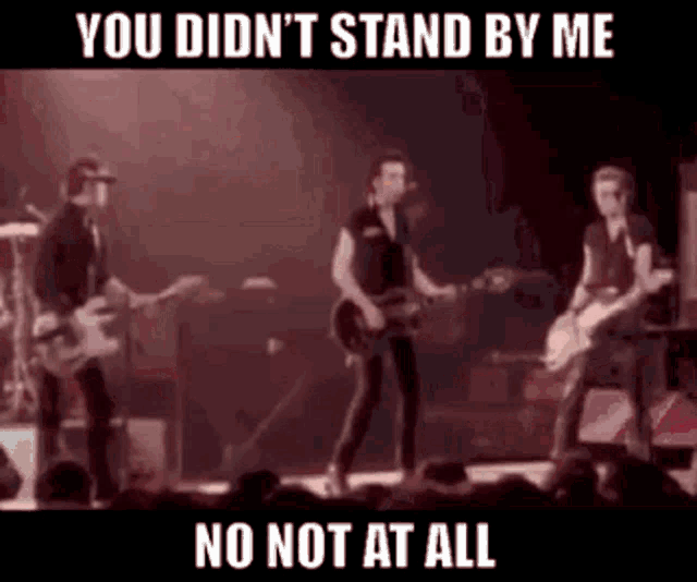The Clash Train In Vain GIF - The Clash Train In Vain You Didnt Stand By Me GIFs