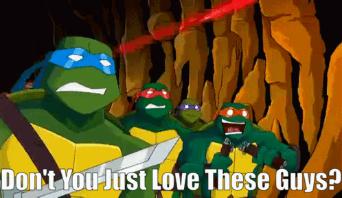 Tmnt Michelangelo GIF - Tmnt Michelangelo Dont You Just Love These Guys GIFs