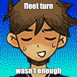 a picture of a boy with the words fleet turn wasn 't enough written on it