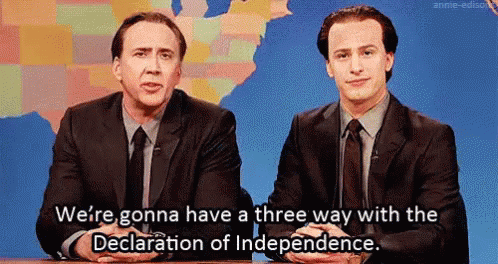 Three Way To The Declaration Of Independence GIF - Three Three Way Declaration Of Independence GIFs