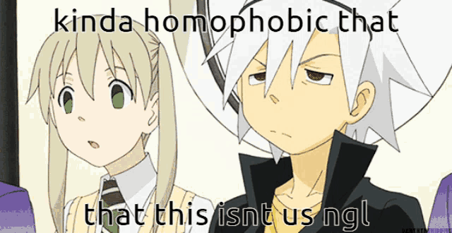 kinda homophobic that that this isnt us ngl cartoon