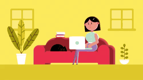 Working From Home Wfh GIF