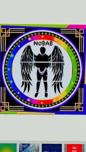 a picture of a man with wings and the word nobab
