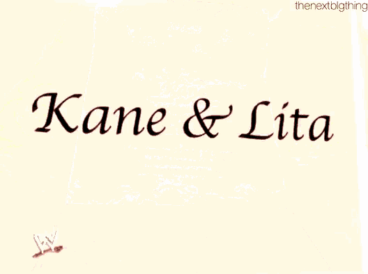 a pink box that says kane and lila on it