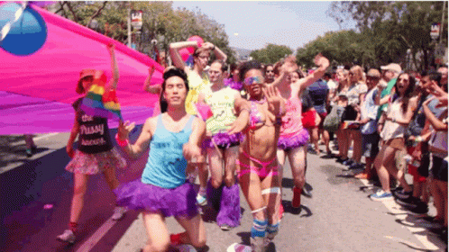 Pride March Dancing GIF - Pride March Dancing Dance Moves - Discover &  Share GIFs