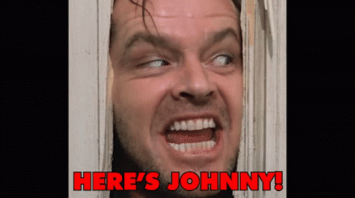 The Shining Heres Johnny GIF - The Shining Heres Johnny Jack Nicholson GIFs