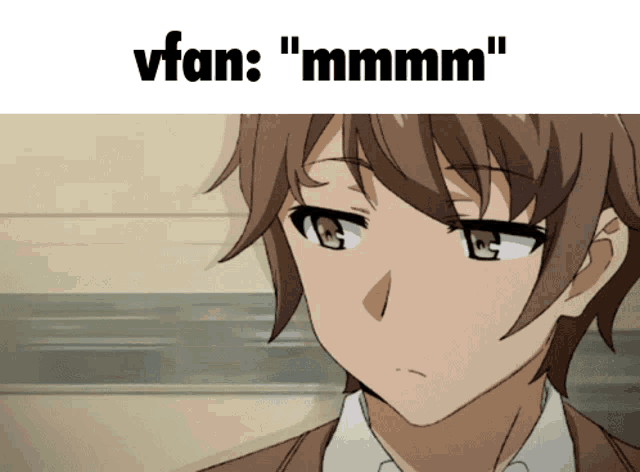 a picture of a girl with the words " vfan : " written above her