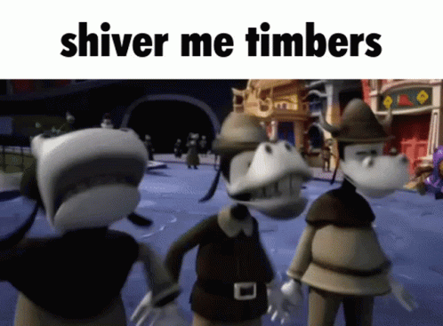 Epic Mickey Shiver Me Timbers GIF - Epic Mickey Shiver Me Timbers Oswald The Lucky Rabbit GIFs