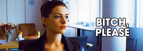 Bitchplease Anne Hathaway GIF - Bitchplease Anne Hathaway Death Stare GIFs