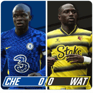 Chelsea F.C. Vs. Watford F.C. First Half GIF - Soccer Epl English Premier League GIFs