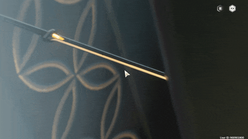a screenshot of a video game with a arrow pointing to the bottom left
