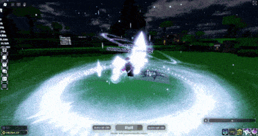 a screenshot of a video game shows a character in a white circle with the words " work " written on it