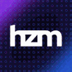 a purple background with a white speech bubble on it