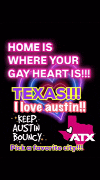 a poster that says home is where your gay heart is