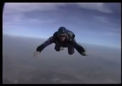 Great Dave In The Sky GIF - Dave Mustaine Sky Dive Flying GIFs