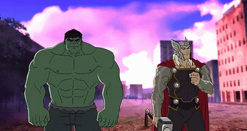 Hulk Thor GIF - Hulk Thor Avengers GIFs