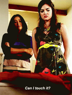 Can I Touch It? GIF - Pretty Little Liars Pll Can Itouch It GIFs