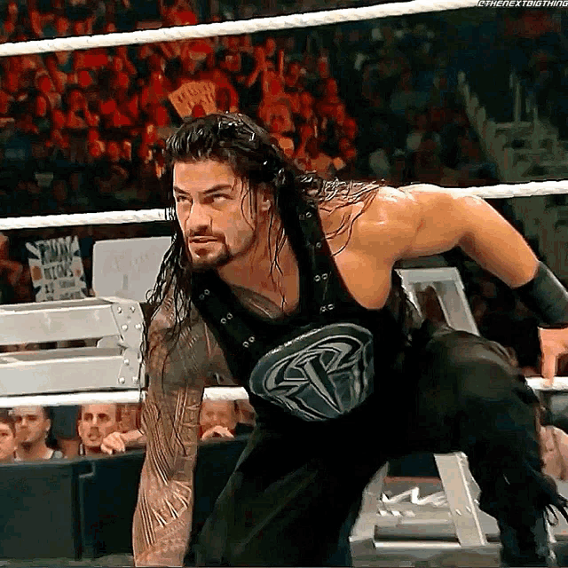 Roman Reigns Superman Punch GIF