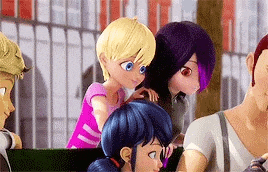 a group of cartoon characters are sitting on a bench with a man .