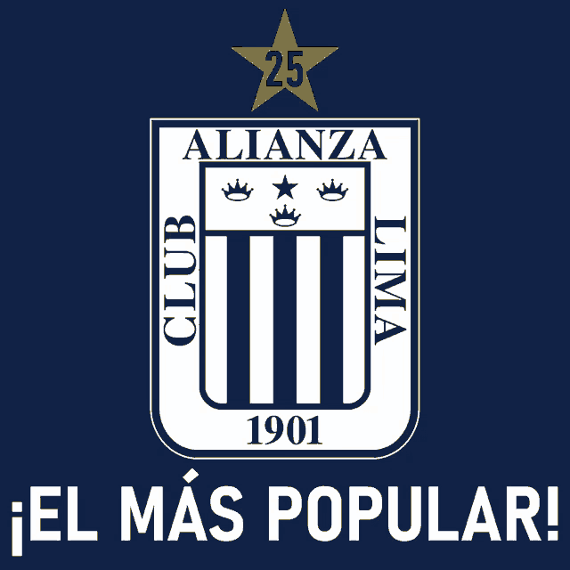 a logo for alianza lima with the year 1901