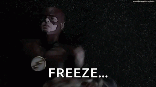 Freeze The Flash GIF - Freeze The Flash Grant Gustin GIFs