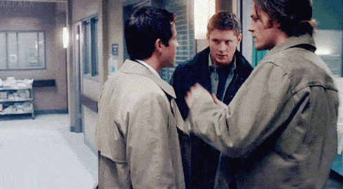 When My Best Friends Like Each Other. GIF - Spn Misha Collins GIFs