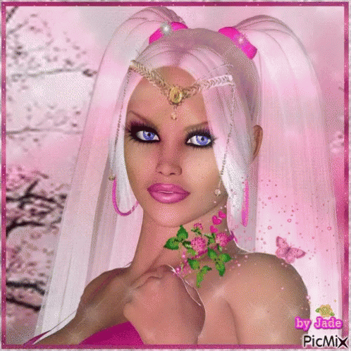 Girl Pink GIF - Girl Pink Crown GIFs