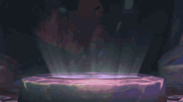 a cartoon drawing of a hand reaching for a glowing object with the letter u on it